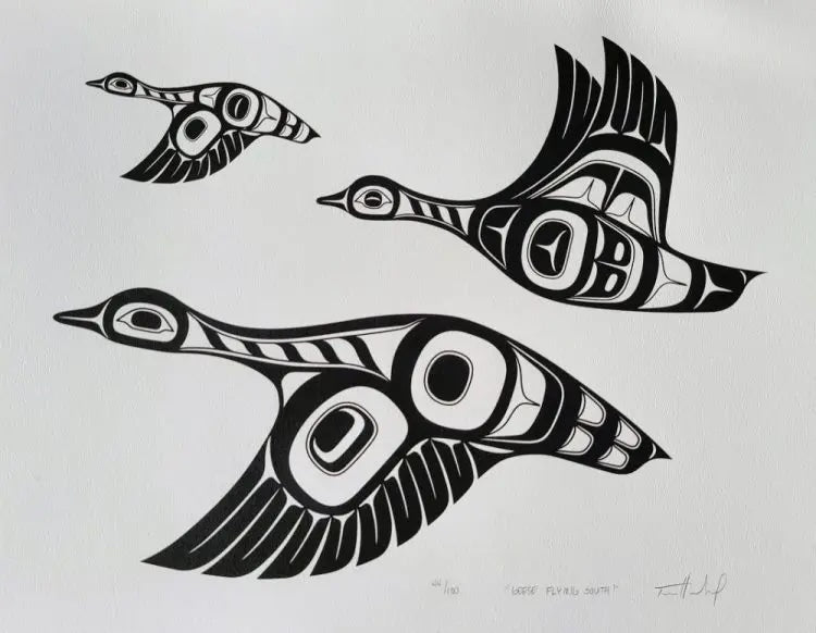 "Geese Flying South" Limited Edition Print
